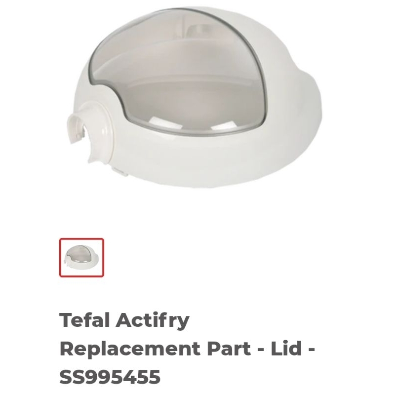Tefal Actifry Replacement Part Lid SS995455 Shopee Malaysia