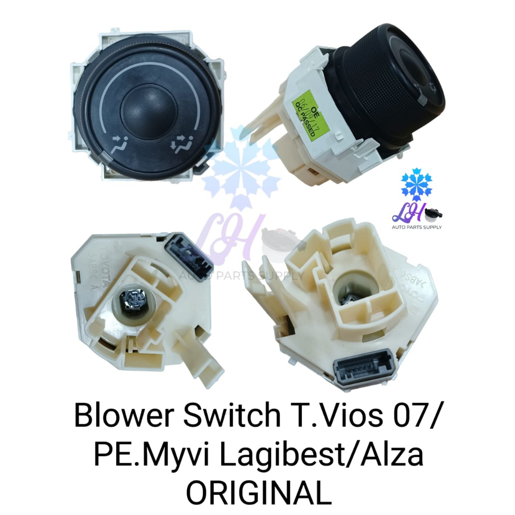 (ORIGINAL) Aircond Blower Switch Toyota Vios 2007 / Perodua Myvi