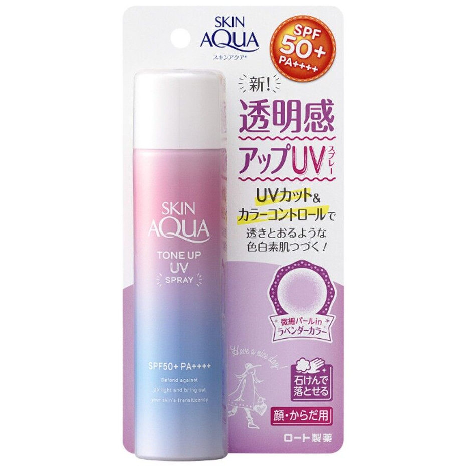 Sunplay Skin Aqua Tone Up UV Spray SPF 50+ PA++++ 70g Broad Spectrum ...