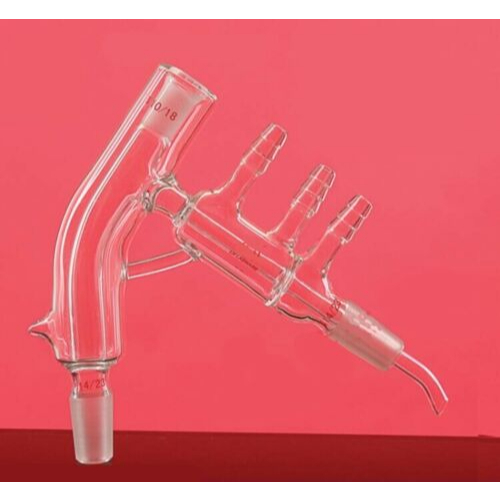 Short Parth Vacuum micro distiller distillation Head Glass ground joint ...