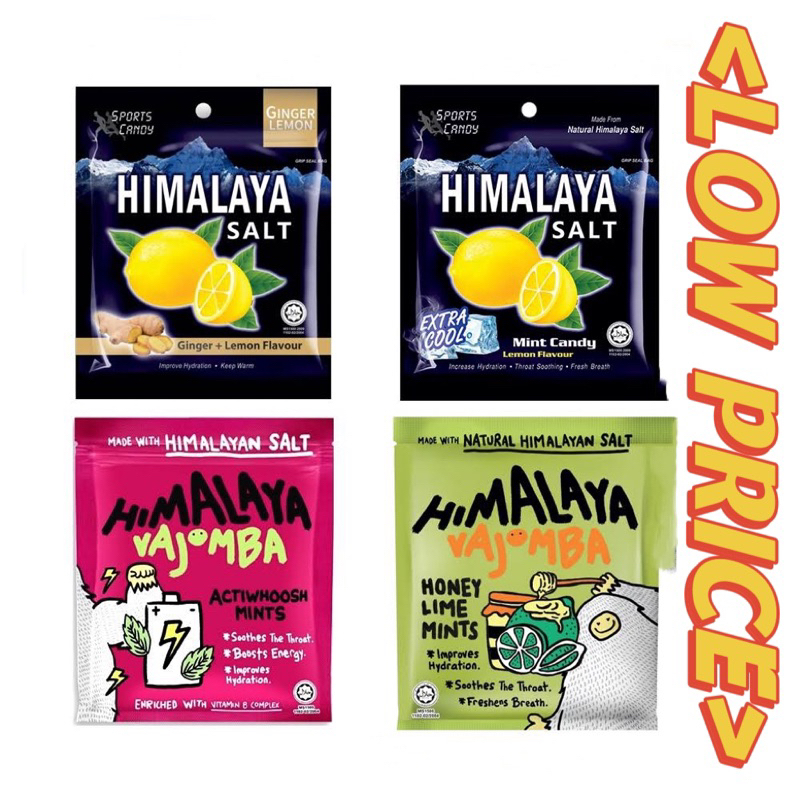 Himalaya Salt Candy 4 Flavors （1 Box = 12x15g) Shopee Malaysia