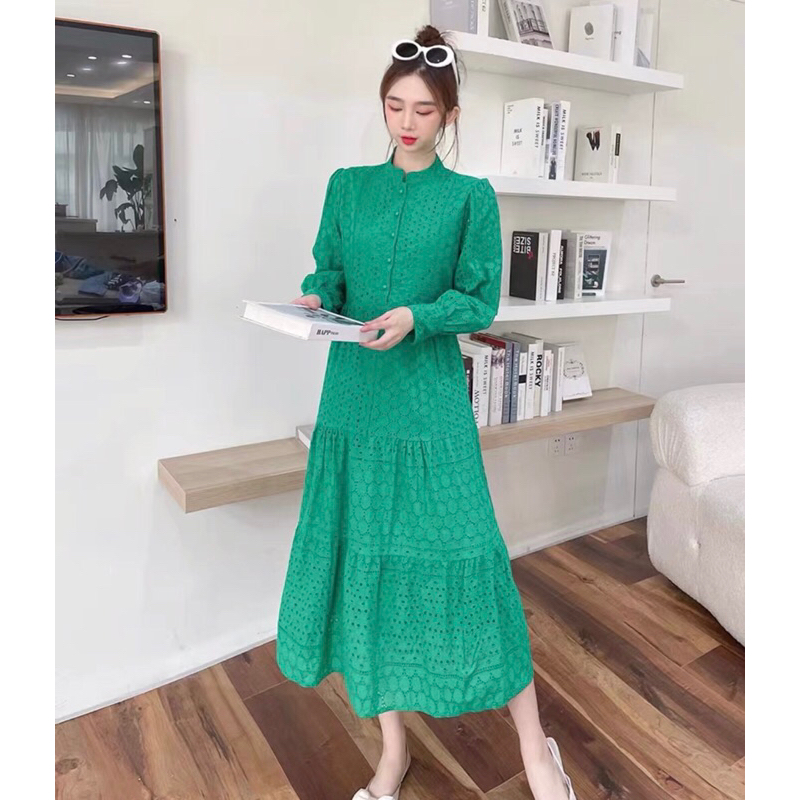READY STOCK sofiacounture sabrina dress in emerald green long dress  muslimah dress hijab style | Shopee Malaysia