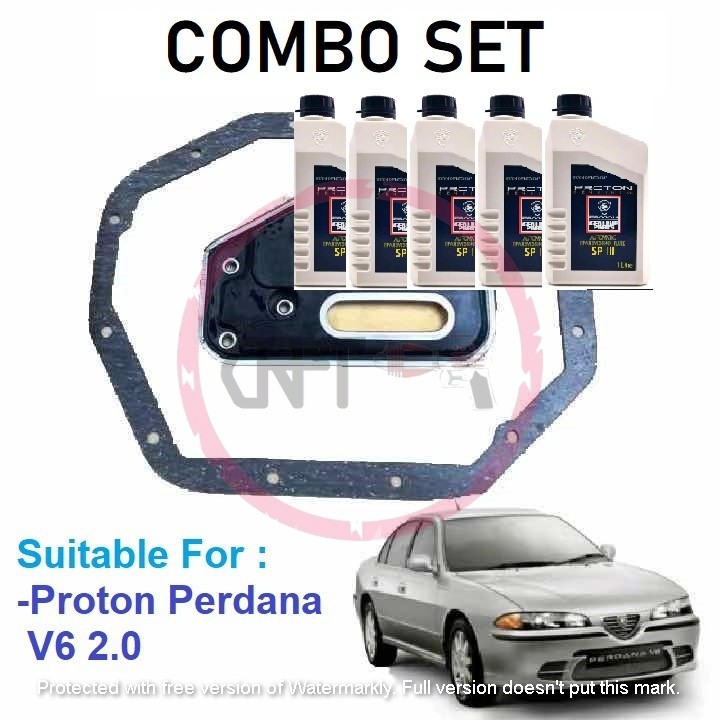 SC534 Combo Minyak gearbox ATF + Auto Filter + Gasket MD758691 Proton