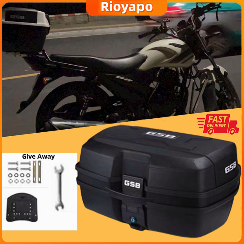 47L Box GSB Box Motor Top Box Motorcycle Storage Waterproof Givi Style