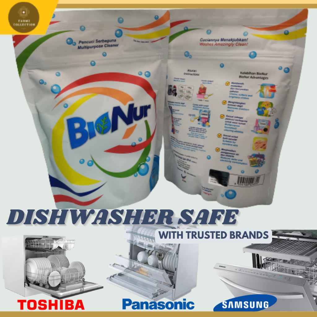 Dishwasher Detergent Powder BioNur Sirim Approved Safe & Made in