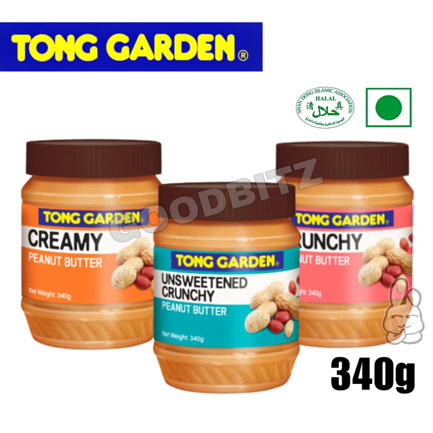 Tong Garden Peanut Butter (Crunchy, Creamy, Unsweetened Crunchy