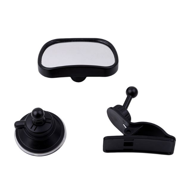 Baby Car Rear View Mirror Blind Spot Mirror Adjustable Back Seat Convex Mirror Cermin Cembung Kereta Bayi DIY 1pc set Shopee Malaysia