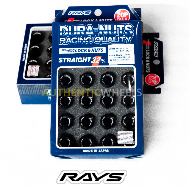 RAYS JAPAN DURANUTS LOCK & LUG NUT SET (M12 x 1.25, M12 x 1.5