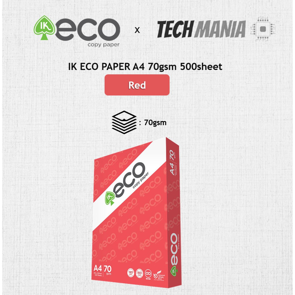 IK Eco High Quality A4 Copy Paper 70gsm 500 Sheets Shopee Malaysia