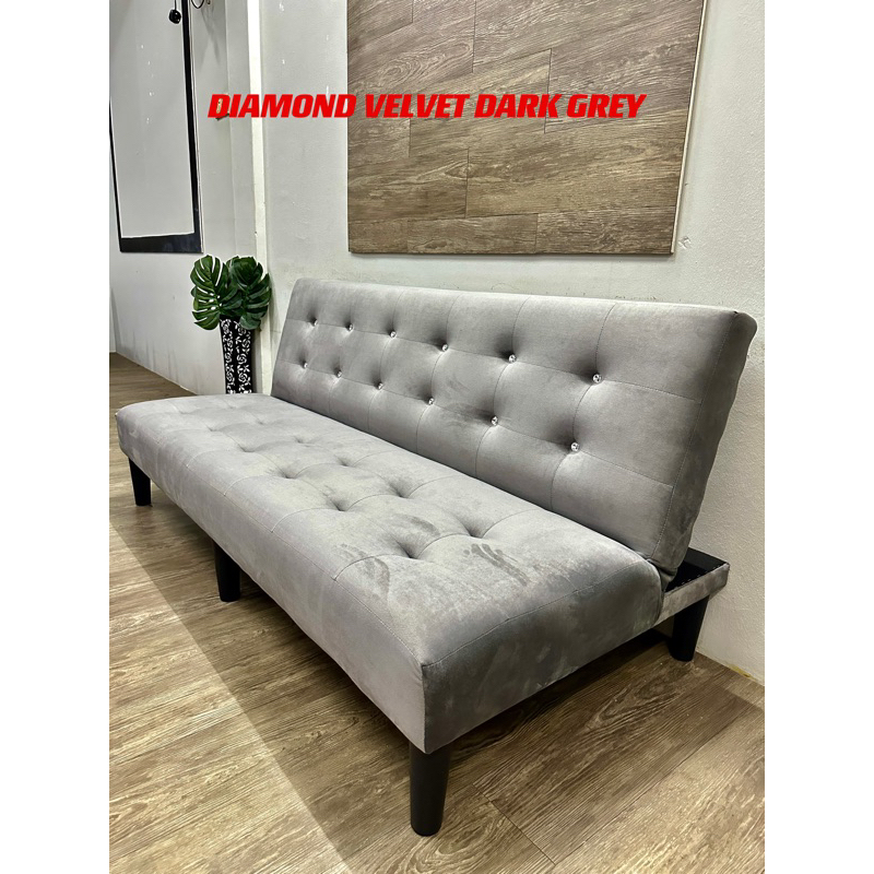 VC 168CM/140CM/115CM DIAMOND DURABLE FOLDABLE SOFA BED 2 IN 1