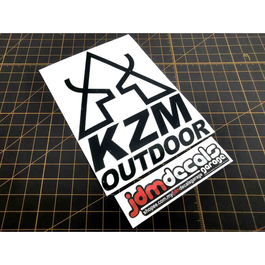 KZM Outdoor Camping Vinyl Sticker | Shopee Malaysia