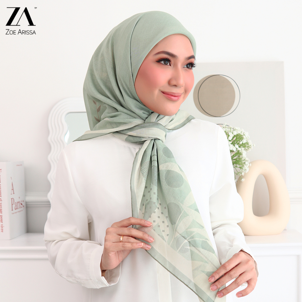 tudung pleated shawl