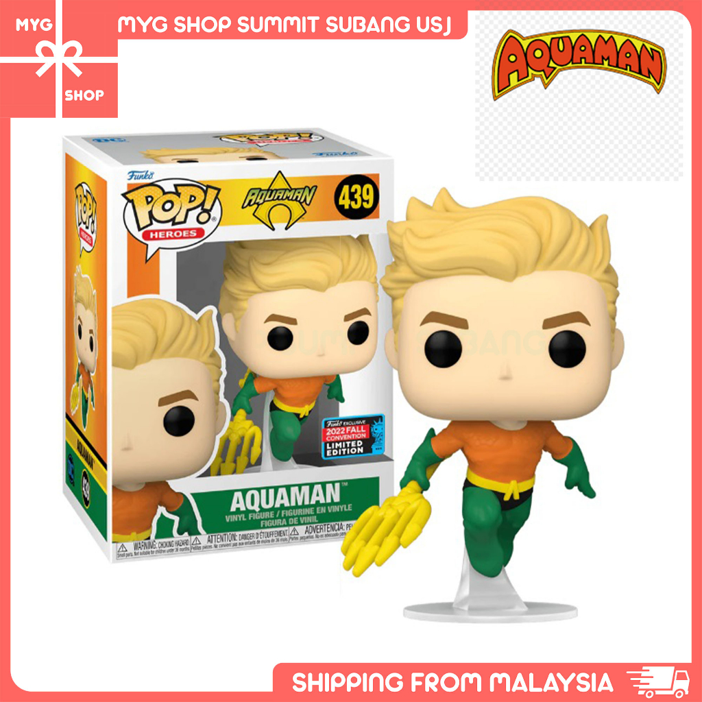 Funko Pop Aquaman 439 DC Comics Collectibles Figurines 2022 Fall ...