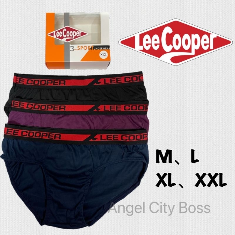 🔥Ready Stock🔥MEN BRIEFS 3 pcs IN 1 BOX LEE CPR SPENDER MEN UNDERWEAR