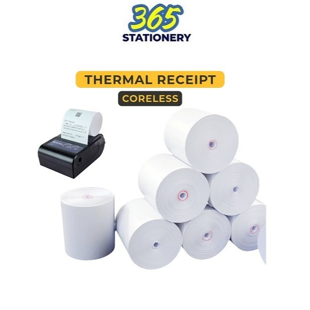 57 x 40 (D35) Coreless Thermal Paper Roll ( 10roll/pack ) | Shopee Malaysia