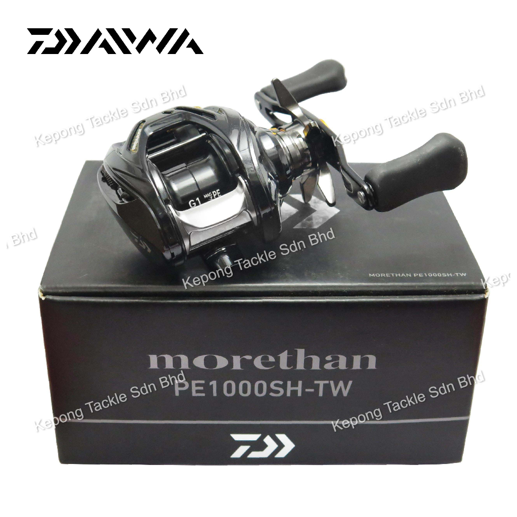 NEW 19 DAIWA Fishing reel MORETHAN PE1000 TW Baitcasting Reel Made