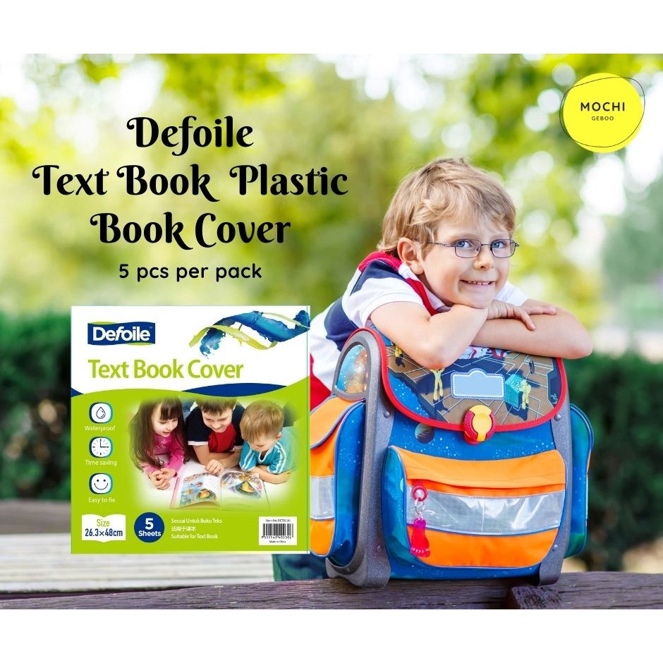 Defoile Text Book Plastic Book Cover (Non Adhesive ) | Shopee Malaysia