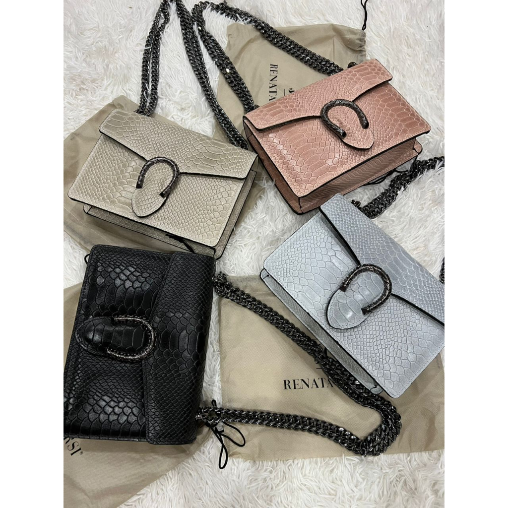 Renata corsi leather shoulder bag hotsell