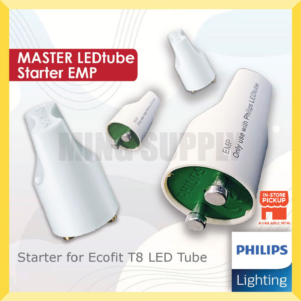 Original] Philips EMP LED Starter Dummy Lampu for Ecofit T8 LED Tube 8W 10W  18W 20W Kalimantang Master LED Tube 灯管 灯筒