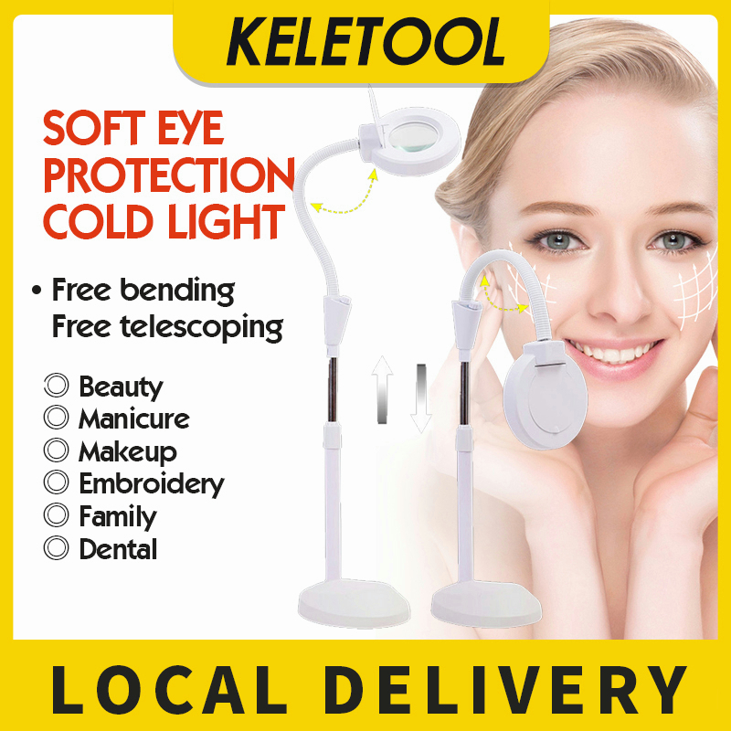 8X Beauty Skin Backlit Magnifier Beauty Salon LED Cold Light Lamp ...