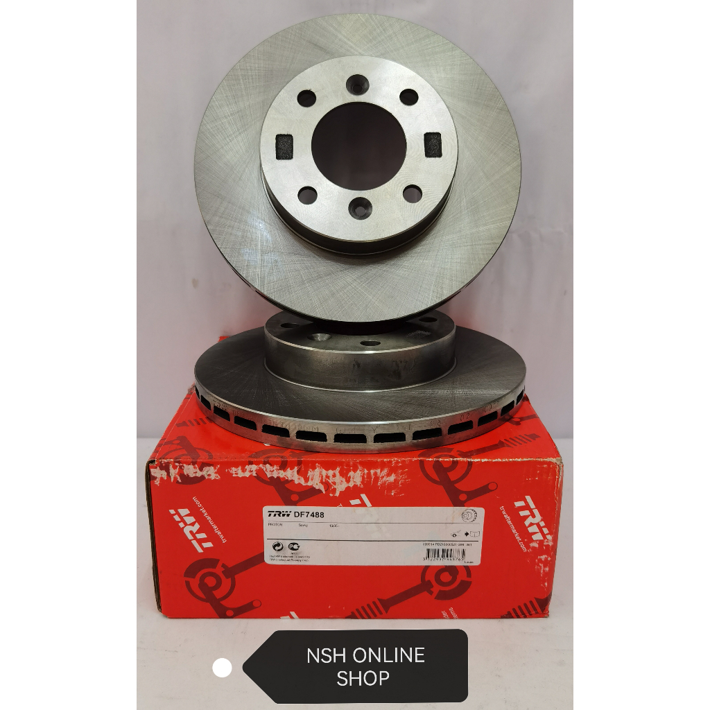 Disc Rotor Front (TRW) for Proton Saga BLM Saga BLM FLX Savvy 236mm (1 ...