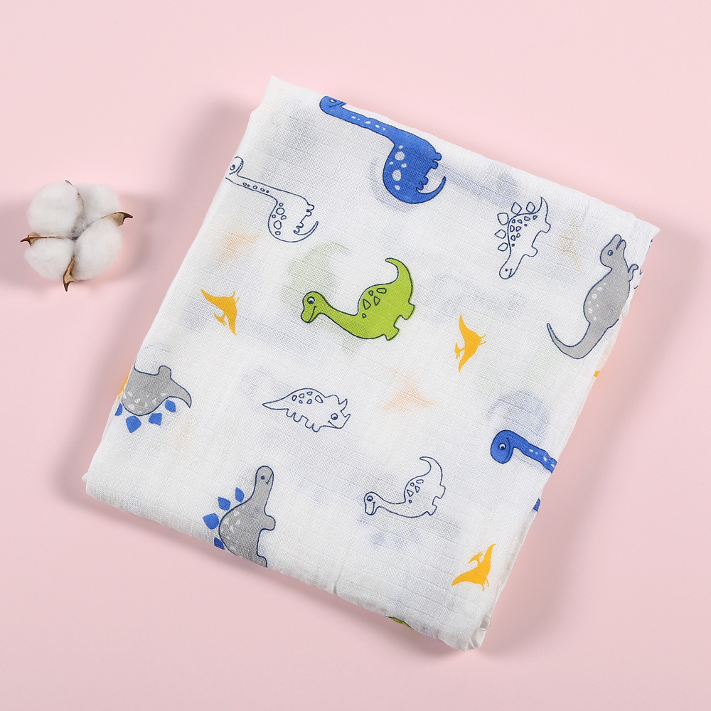 Lampin baby swaddle bedung bayi kain infant cotton muslin swaddle baby ...