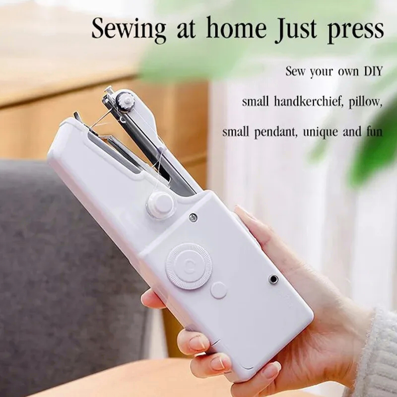 Portable Cordless Electric HandHeld Sewing Machine Handy Stitch Sewing
