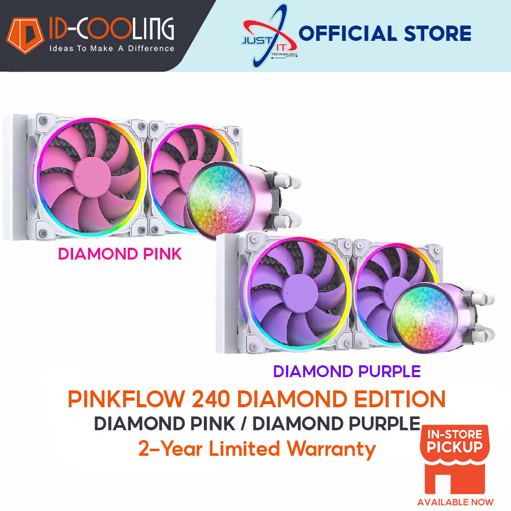 ID-COOLING Pinkflow 240 Diamond Edition ARGB AIO Water Cooling ...