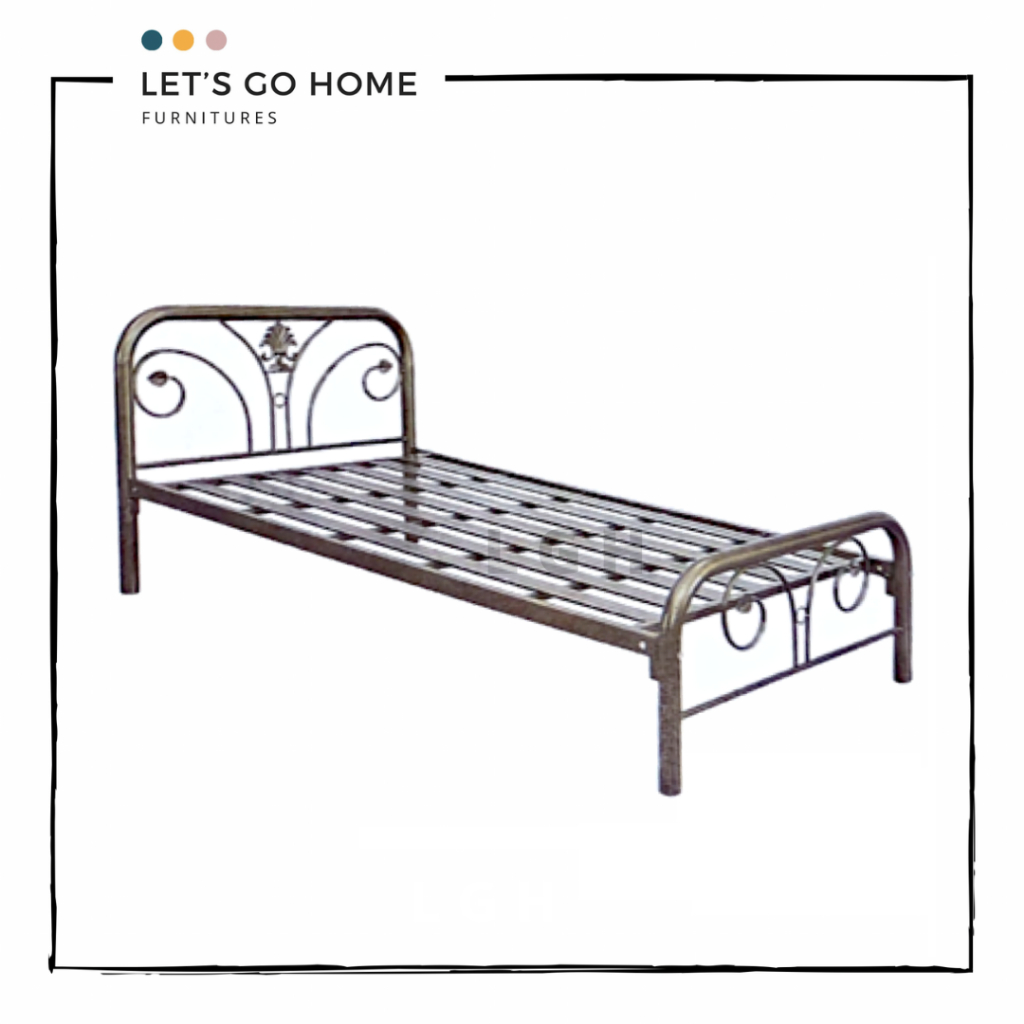 Super Single Bed Frame Antique Metal Bed Frame Katil Besi Super Single Metal Bed Frame