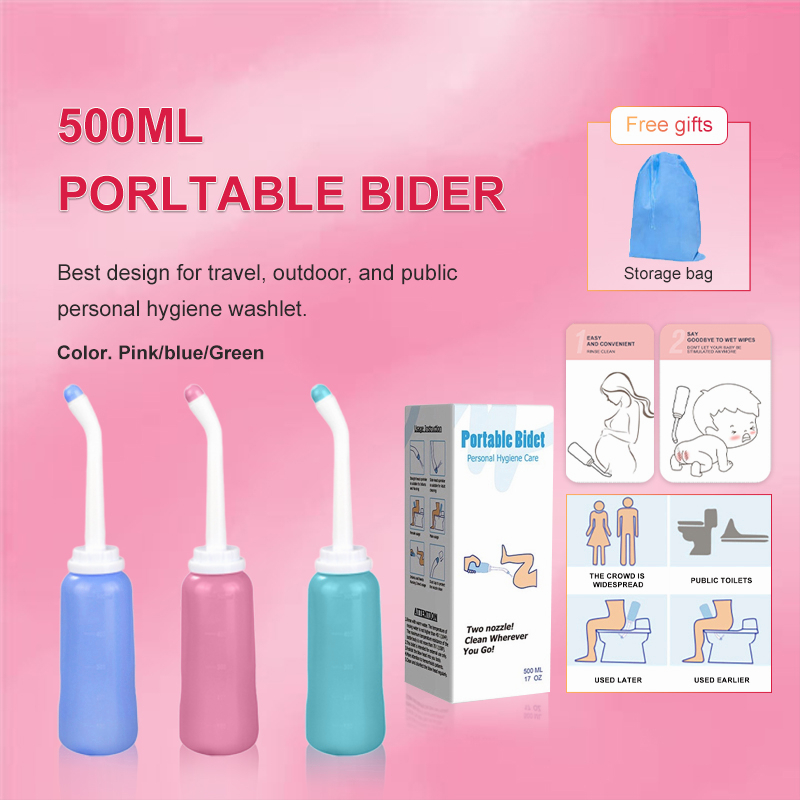 500ML Portable Sprayer Personal Cleaner Pregnant Woman Buttock Cleaning