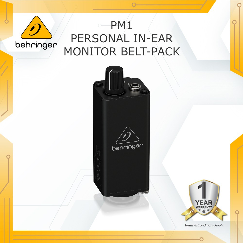 BEHRINGER PM1 Personal InEar Monitor BeltPack Shopee Malaysia