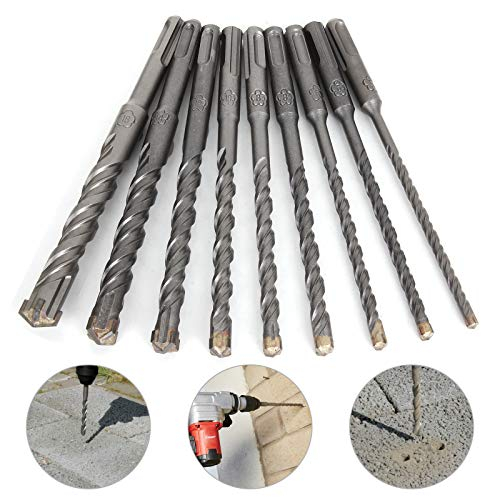 MKR SDS-S4 4 Flute Cutter Carbide Tip SDS Plus Concrete Masonry Wall ...