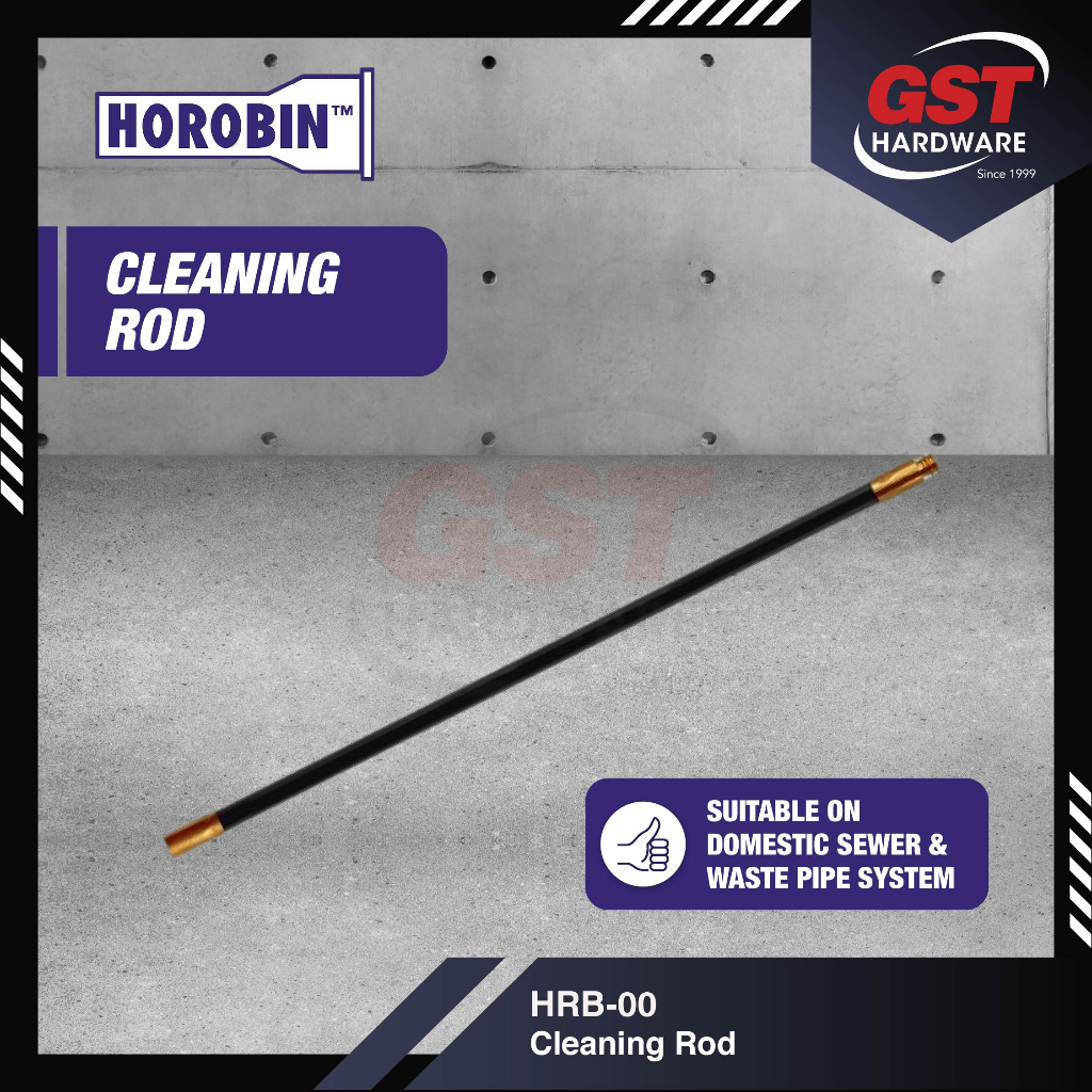 Horobin Sewage Cleaning Rod Head Drain Cleaner Remove Clog Plunger ...