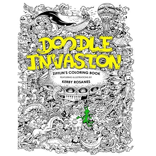 DOODLE INVASIONZIFFLIN'S COLORING BOOK(original) Shopee Malaysia