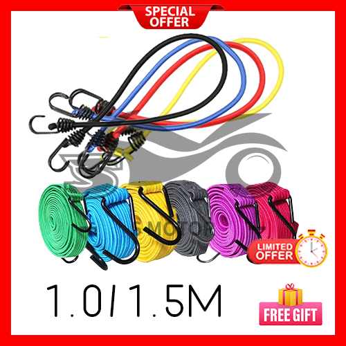 1M 1.5M TALI DELIVERY BOX LUGGAGE BEG CARGO ROPE HOOK STRAP TIE MOTOR ...