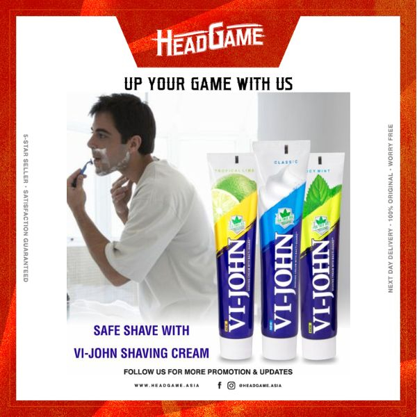 ViJohn Shaving Cream With Essential Tea Tree Oil & Bacti Guard Formula