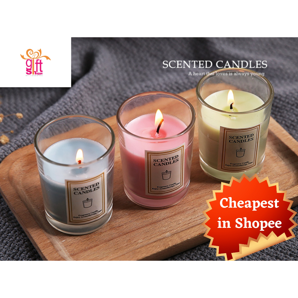 Scented Candles Door Gift Set Aromatherapy Candle Fragrance Soy Wax
