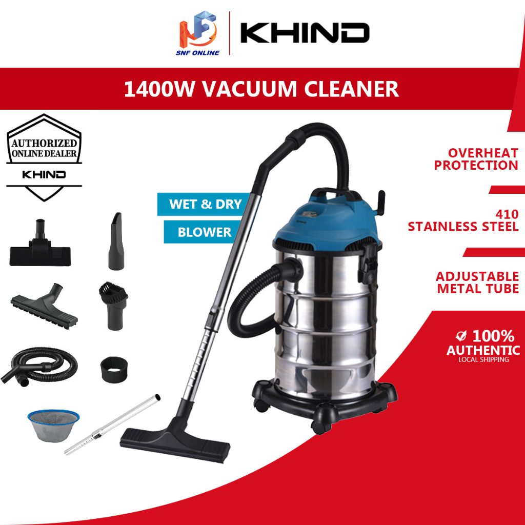 Khind Wet & Dry Vacuum Cleaner VC3699S | Shopee Malaysia