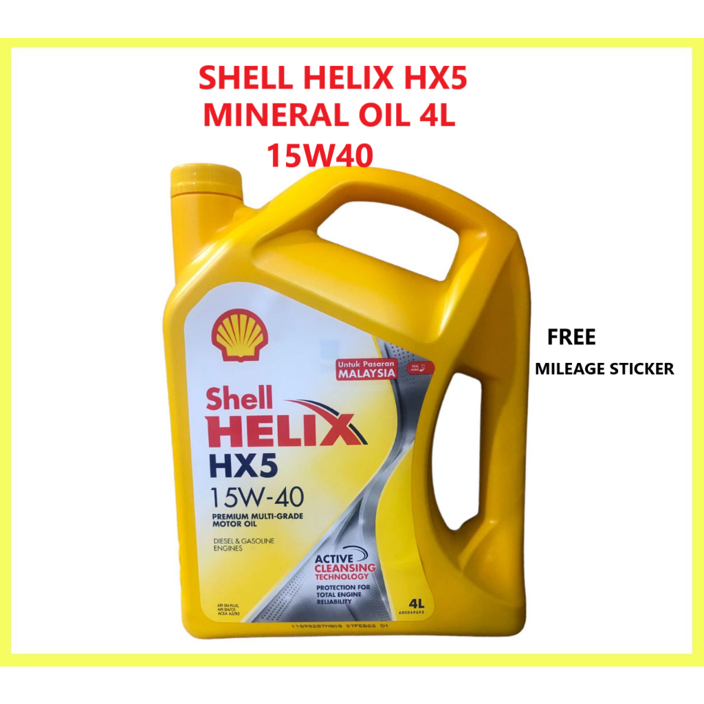 Shell Helix HX5 15W40 4L (Untuk Pasaran Malaysia) Premium Multi-Grand ...