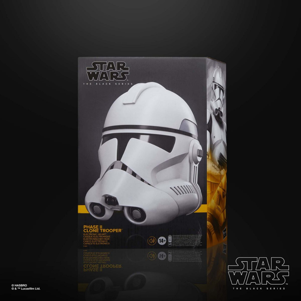 Hasbro Star Wars Black Series Phase II Clone Trooper Premium Electronic ...