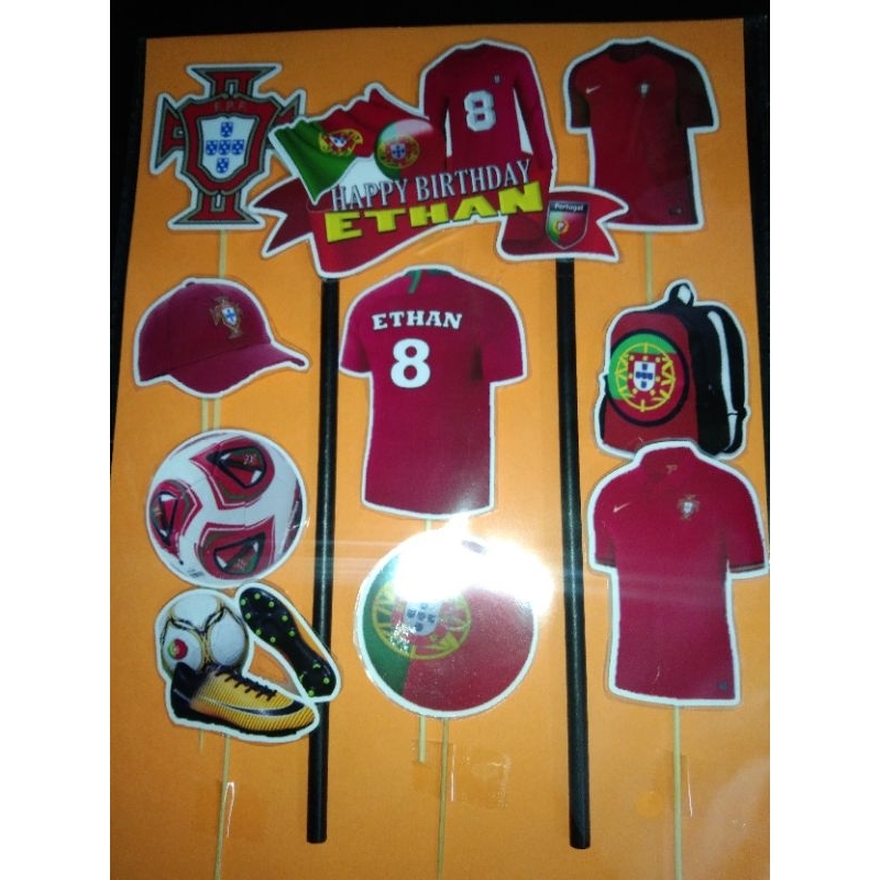 cake-topper-theme-portugal-football-team-custom-name-and-can-change