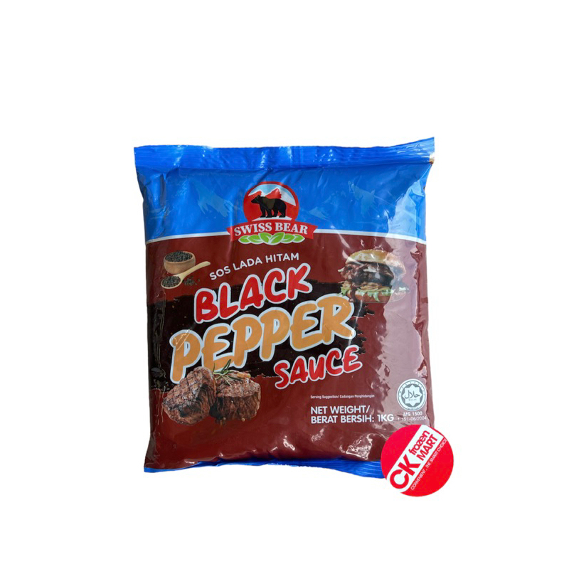 Swiss Bear Sos Lada Hitam 1Kg /Black Pepper Sauce 1Kg | Shopee Malaysia