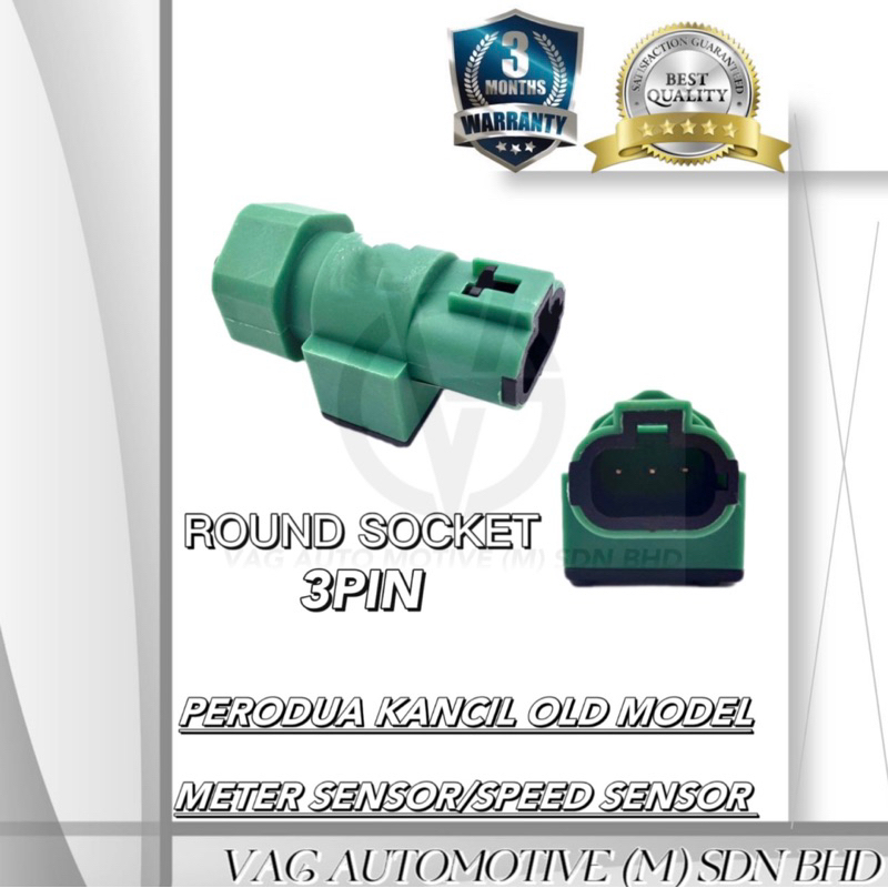 PERODUA KANCIL OLD (3PIN)(ROUND SOCKET)METER SENSOR/SPEED SENSOR Shopee Malaysia