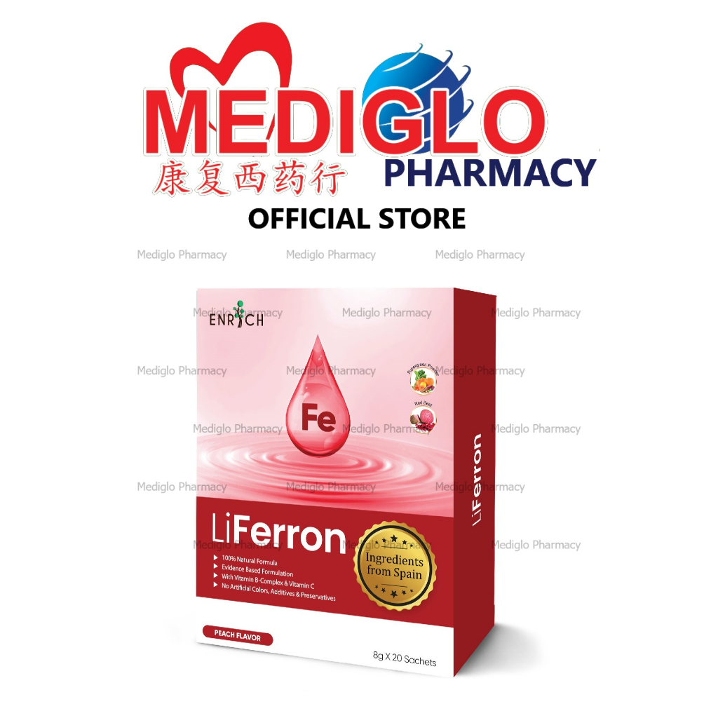 ENRICH LiFerron (8gx20 Sachets)[EXP01/07/2024](Anemia, Cold hands and