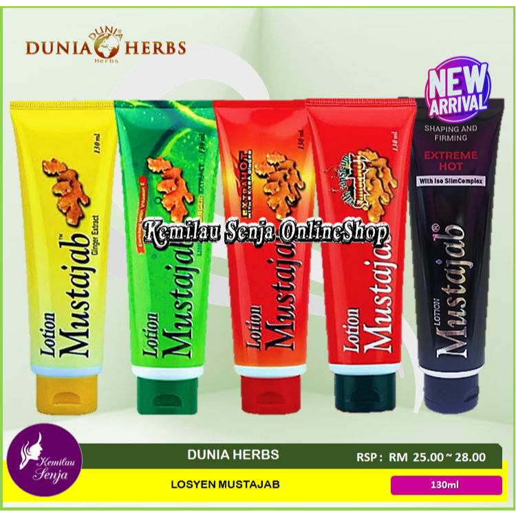Dunia Herbs Losyen ( Lotion ) Mustajab Ginger / Lime & Ginger Extract