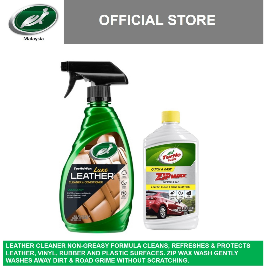 Turtle Wax Luxe Leather Cleaner T363+ Turtle Wax Zip Wax Car Wash T75