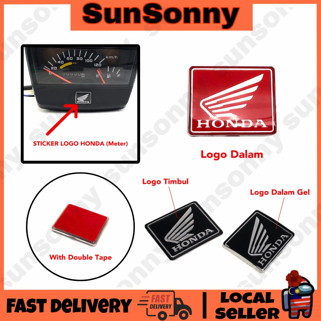 HONDA Meter Logo Emblem Sticker Lambang (MARUI) RS150 EX5 DREAM WAVE ...