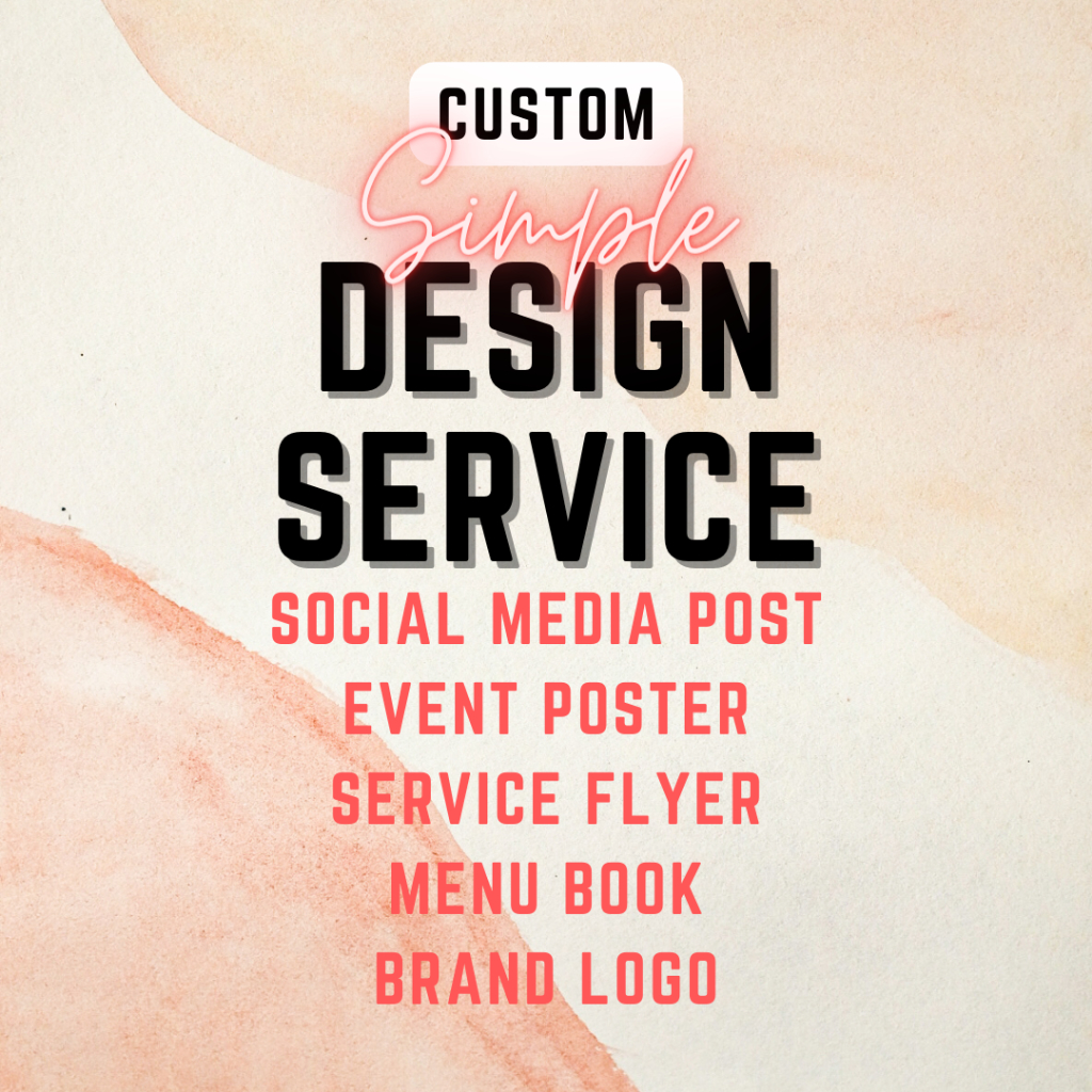 Service Design Murah, Simple Design IG/FB Post, Poster, Flyers, Logo ...