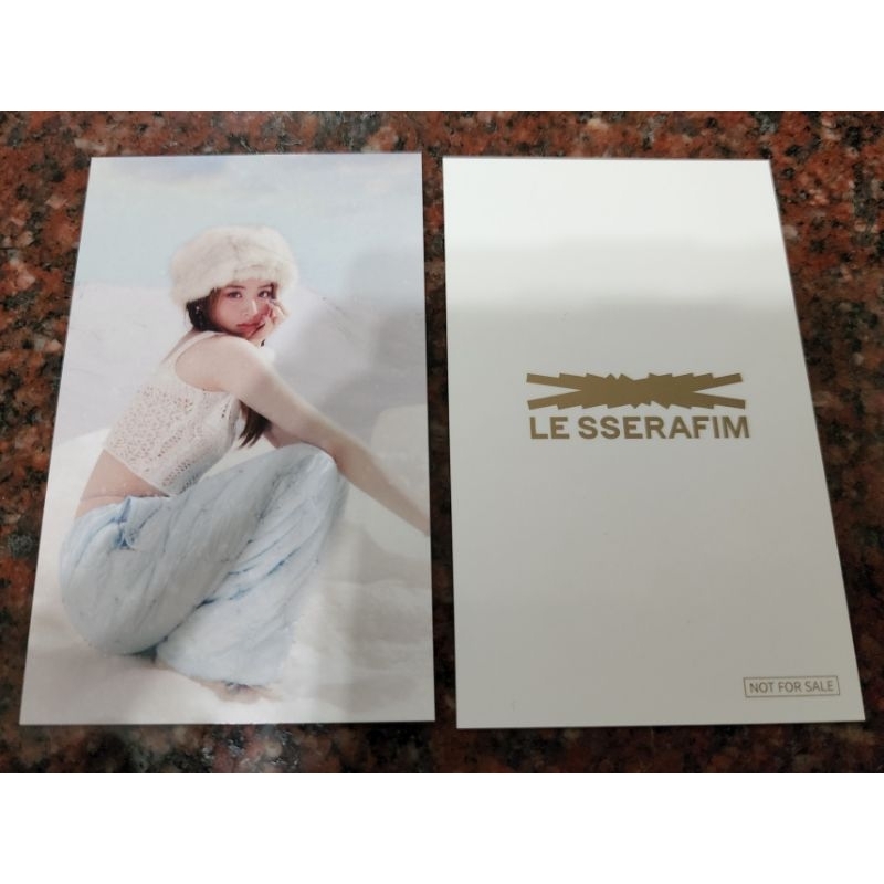 LE SSERAFIM Antifragile Fearless Unforgiven Japan POB Photocard