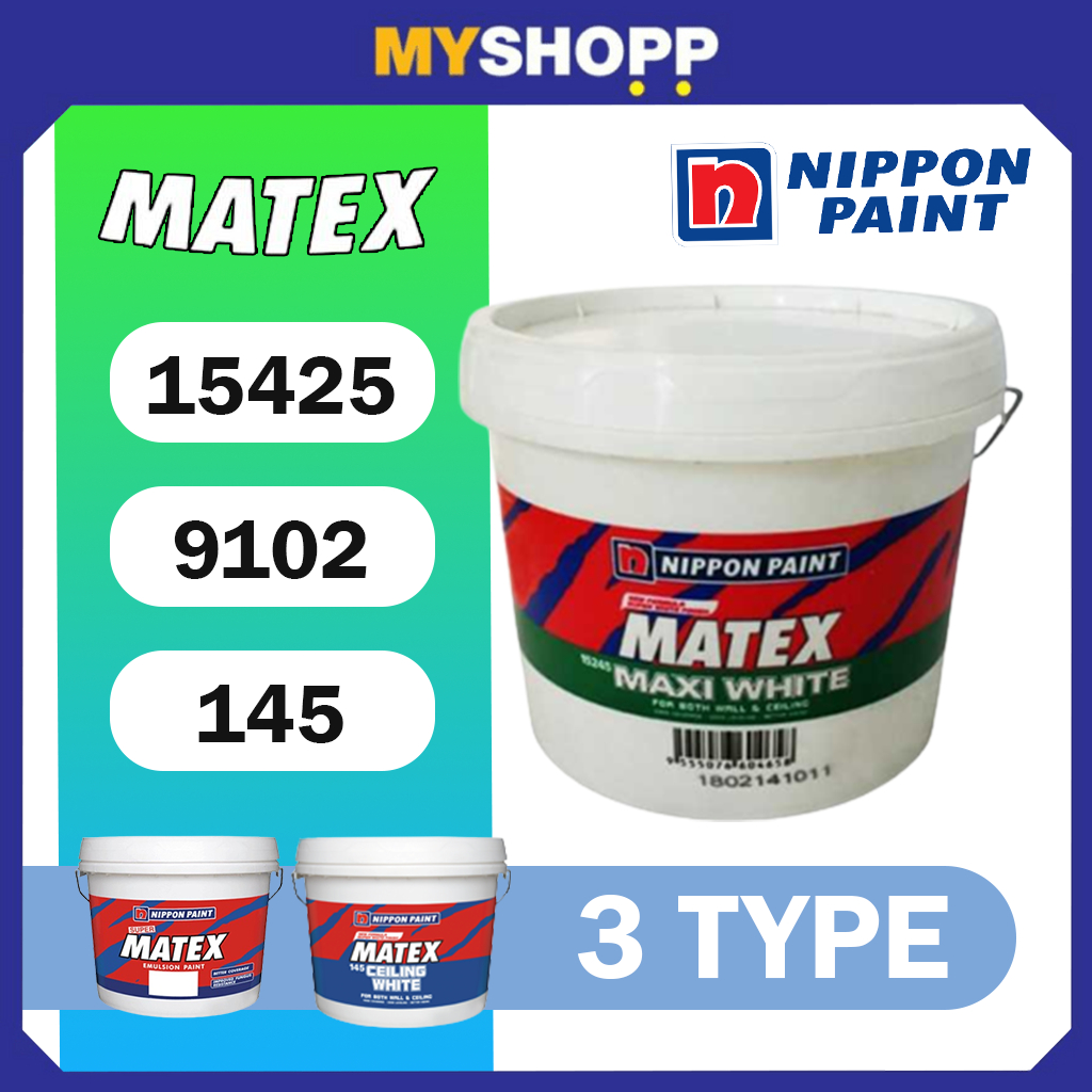 7L Nippon Matex White 9102 / 145 / 15245 | Nippon Matex White Paint ...